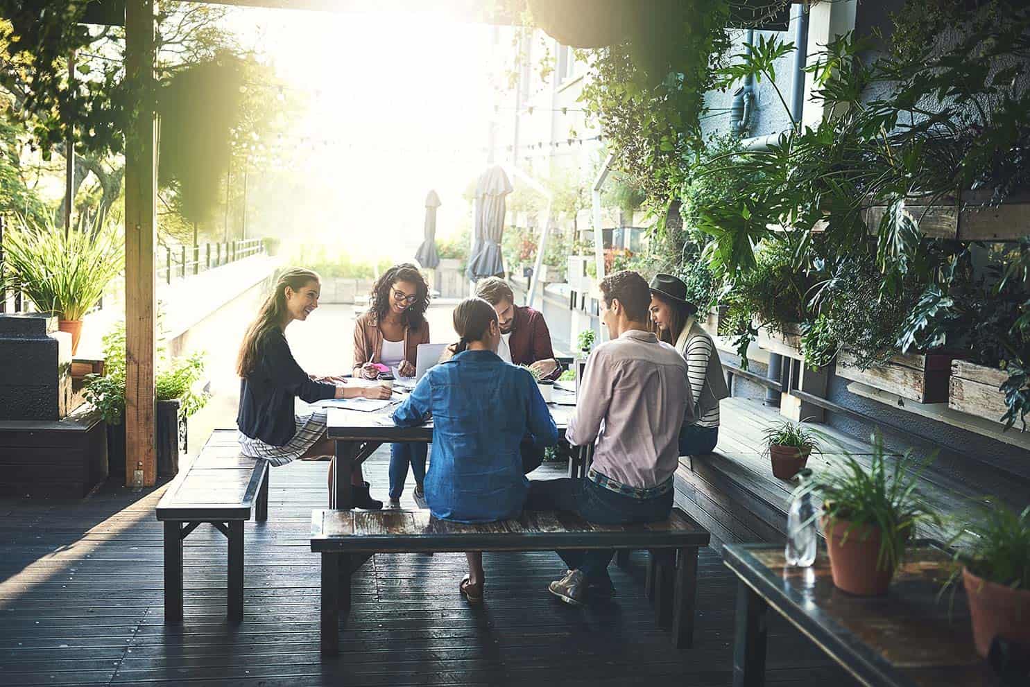 Safety Meeting Outdoors