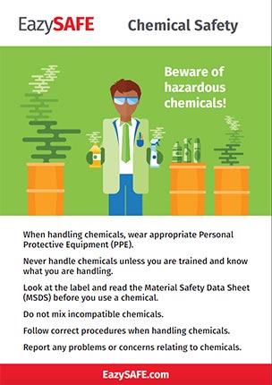poster sur la sécurité chimique
