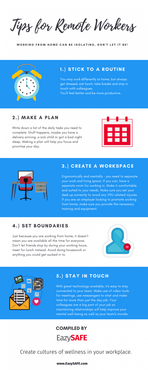Advices for remote workers