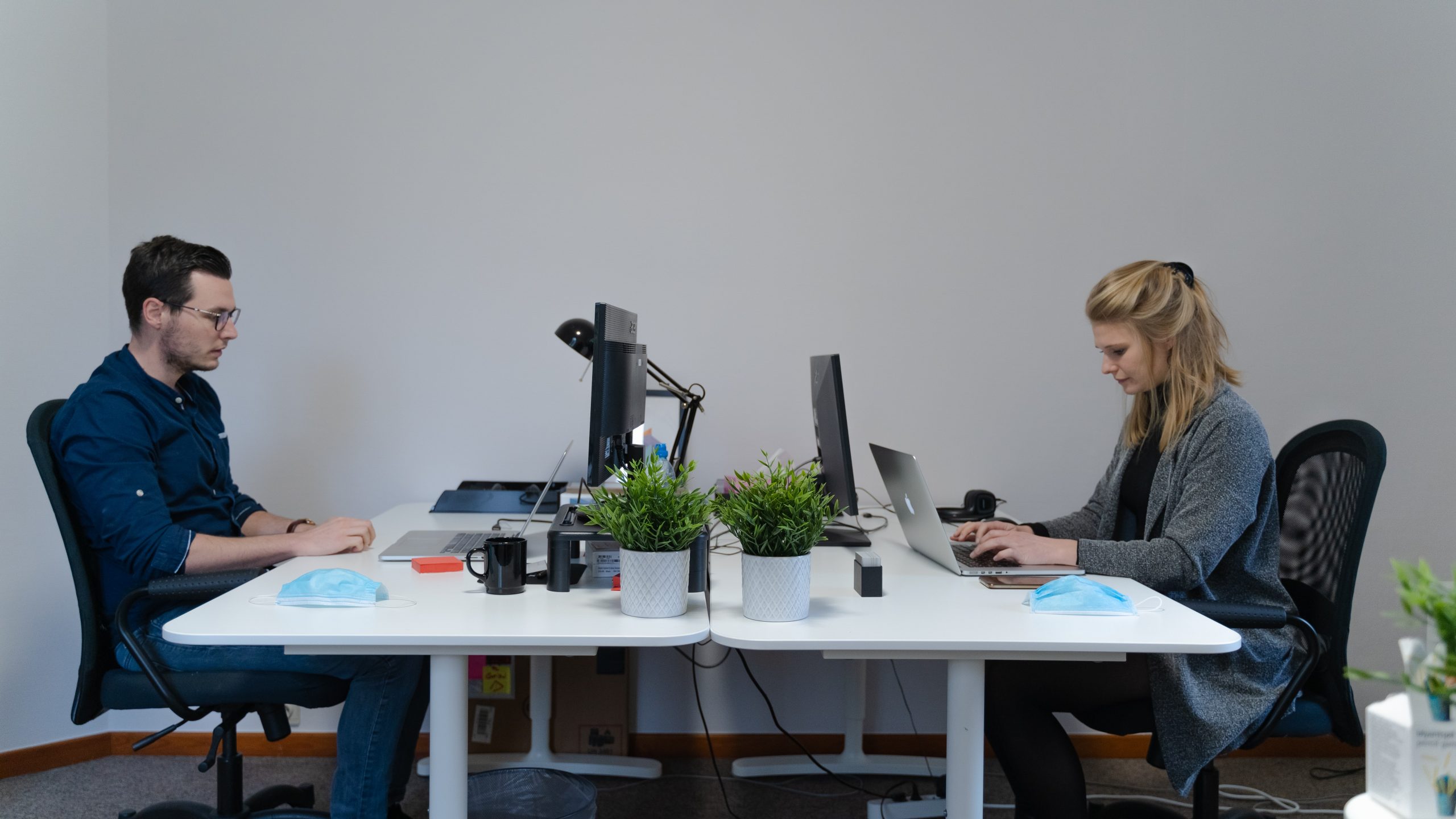 co-workers around their desk