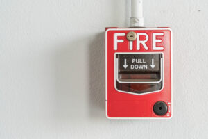 Fire alarm switch fire warning